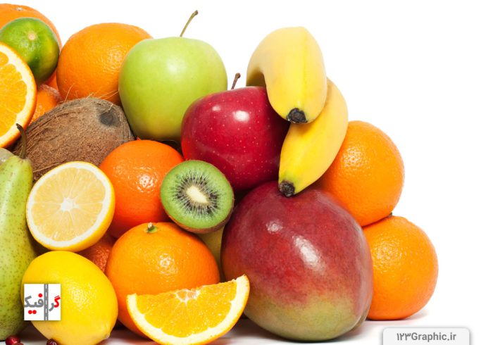 تصویر-میوه-های-تازه-روی-هم-سرشار-از-ویتامین
